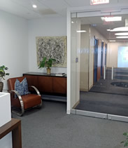 office pantry withon skyscaper